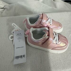Carter's Shiny Pink Kids Sneakers